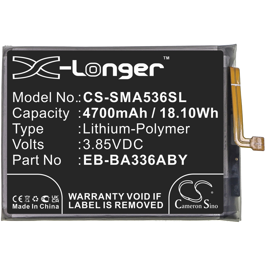 Batterij voor mobiele telefoon Samsung CS-SMA536SL