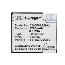 Compatibele batterijvervanging voor Samsung EB-BG720CBC,EB-BG720CBK