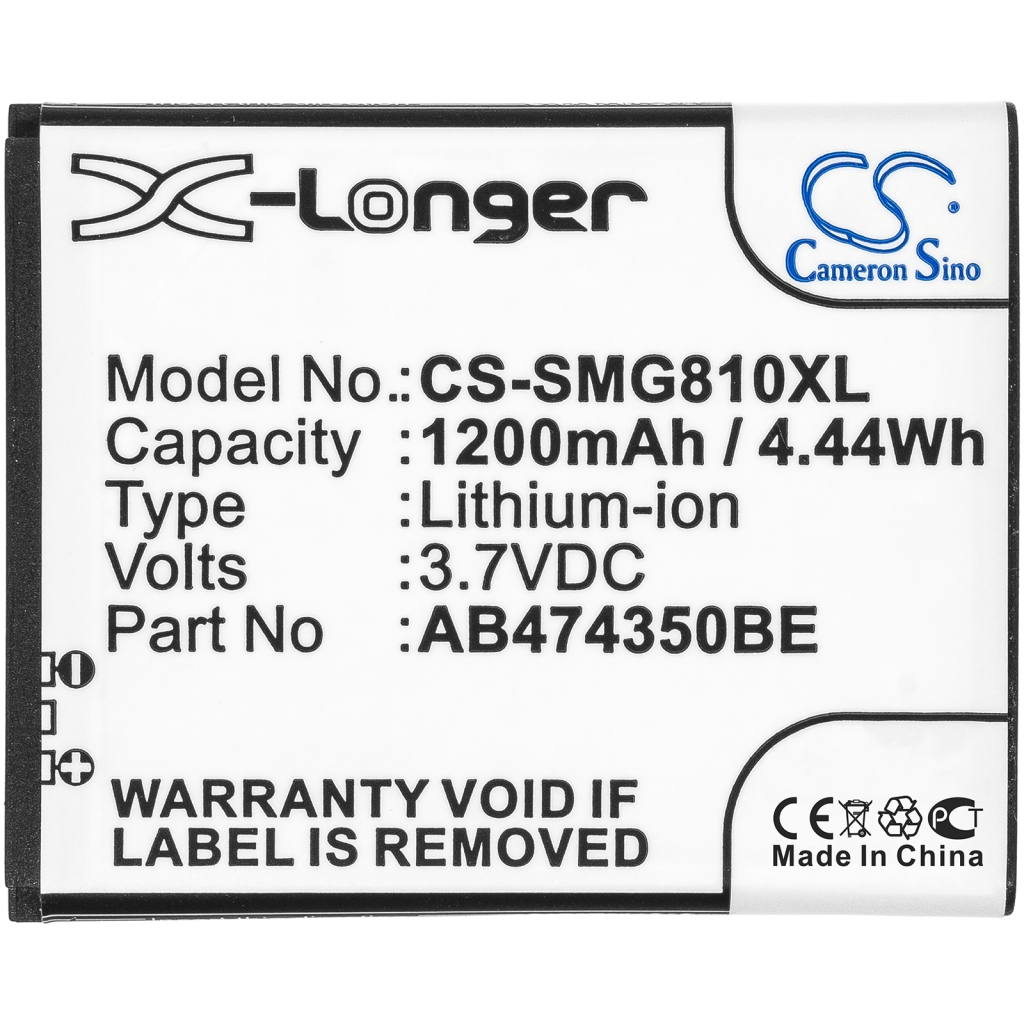 Batterij voor mobiele telefoon Samsung CS-SMG810XL