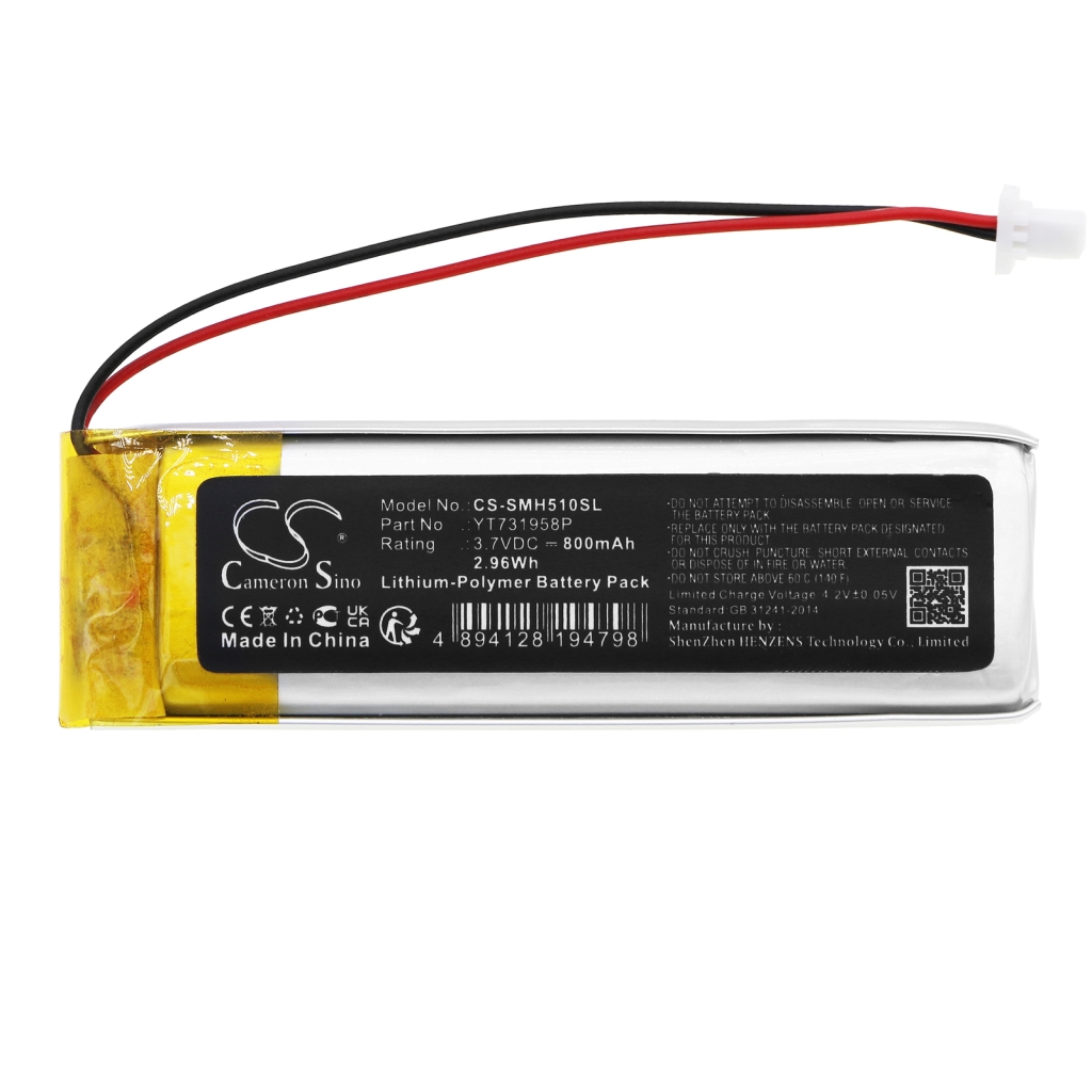 Batterij voor draadloze headset Sena CS-SMH510SL