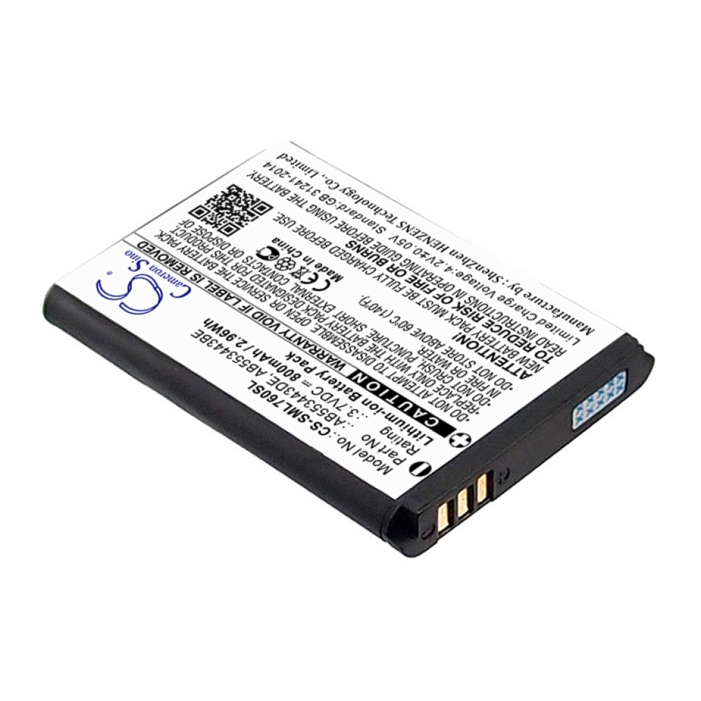 Batterij voor mobiele telefoon Samsung CS-SML760SL