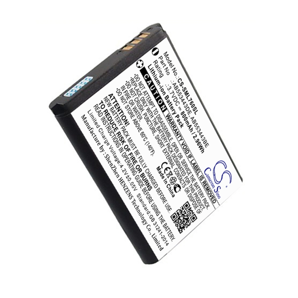 Batterijen Vervangt AB553443BE