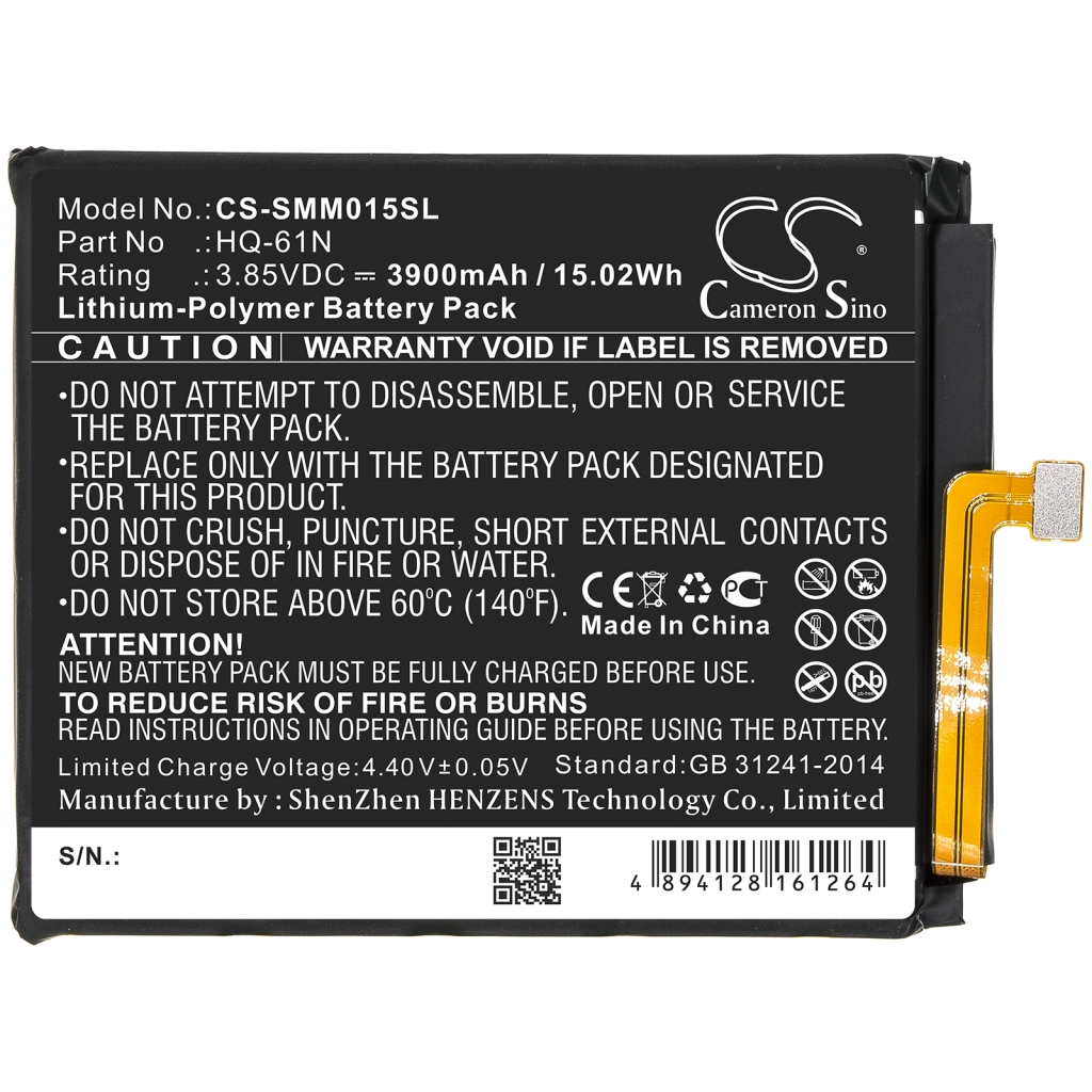 Batterij voor mobiele telefoon Samsung CS-SMM015SL