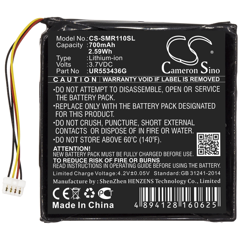 GPS, Navigator Batterij Sigma CS-SMR110SL