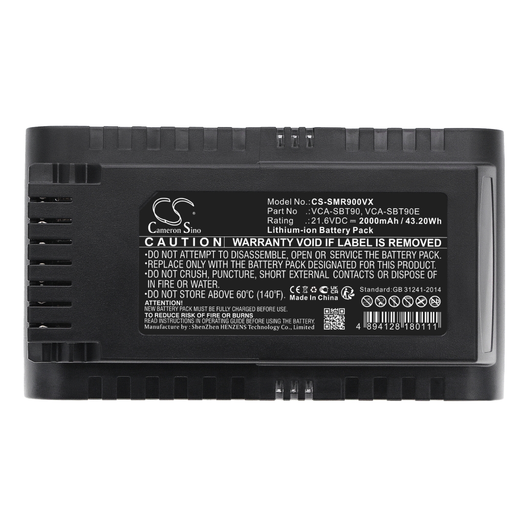 Batterijen Vervangt VCA-SBT90E
