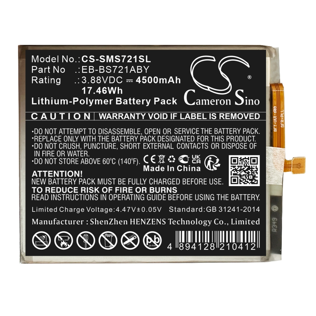 Batterij voor mobiele telefoon Samsung CS-SMS721SL