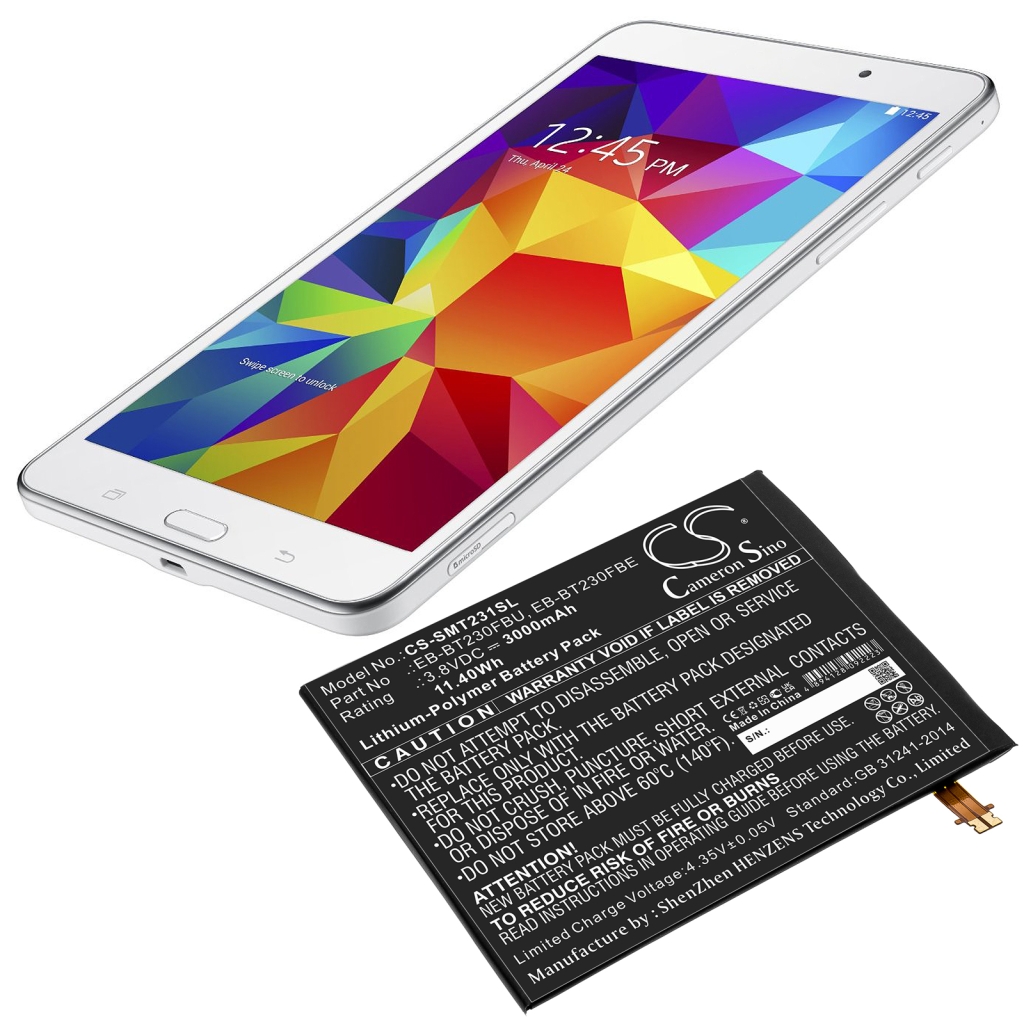 Tablet batterijen Samsung CS-SMT231SL