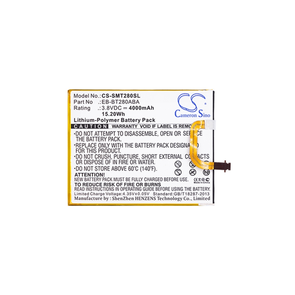 Tablet batterijen Samsung SM-T285M