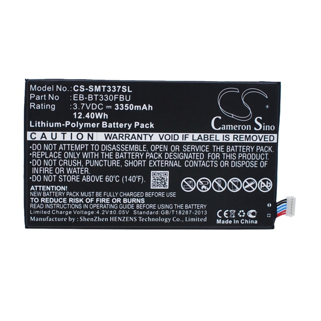 Tablet batterijen Samsung CS-SMT337SL