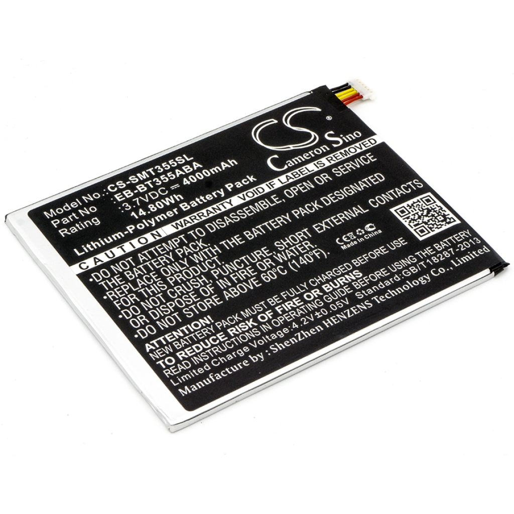 Tablet batterijen Samsung CS-SMT355SL