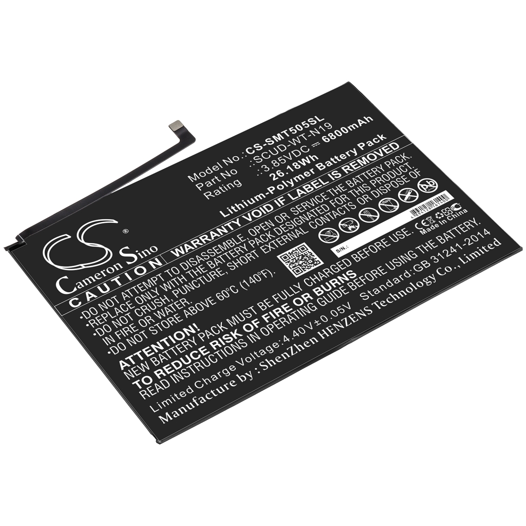 Tablet batterijen Samsung CS-SMT505SL