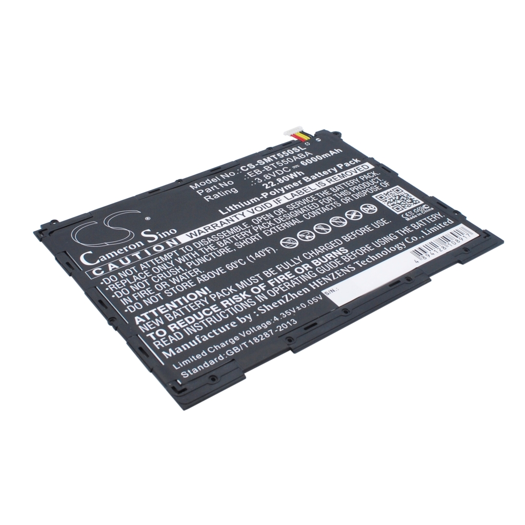 Tablet batterijen Samsung CS-SMT550SL