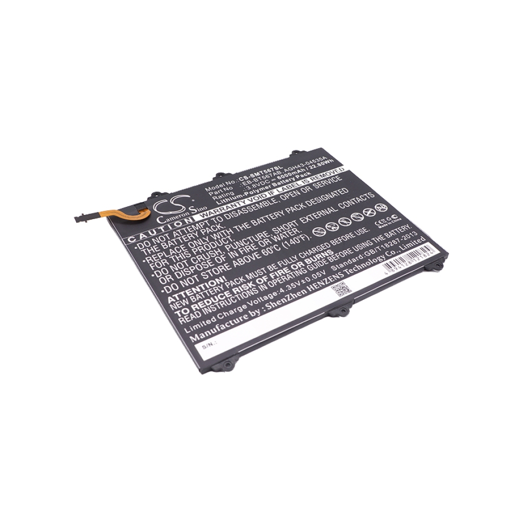 Tablet batterijen Samsung CS-SMT567SL