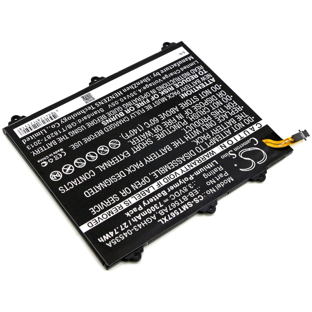 Tablet batterijen Samsung CS-SMT567XL