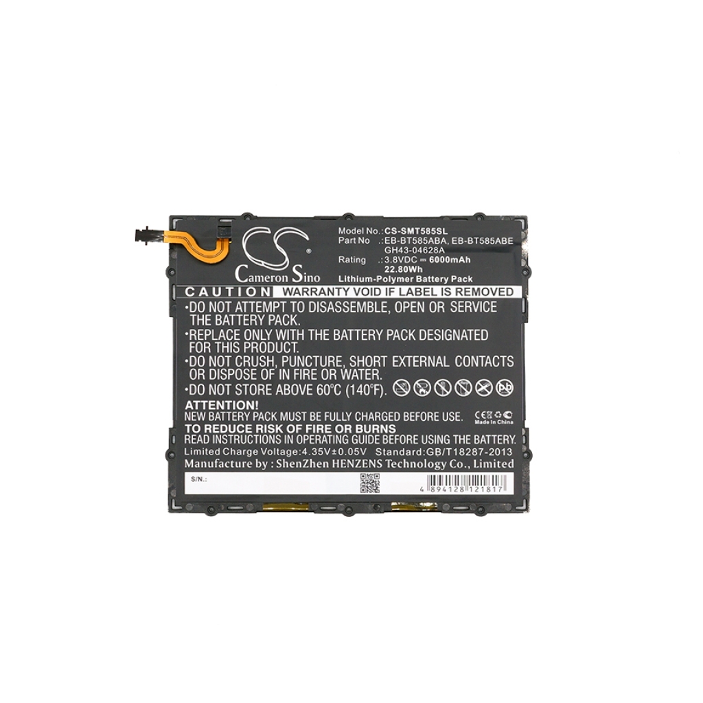 Tablet batterijen Samsung SM-T587P