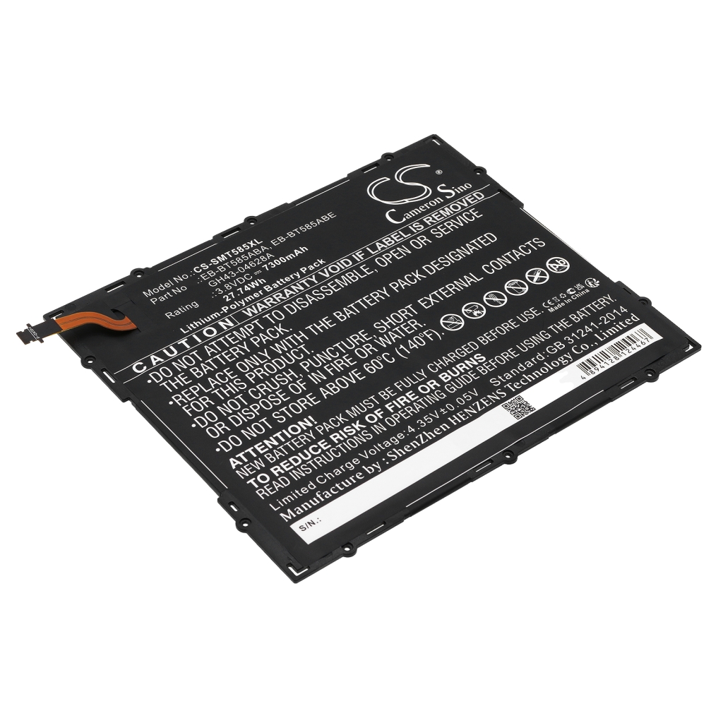 Tablet batterijen Samsung SM-T587P