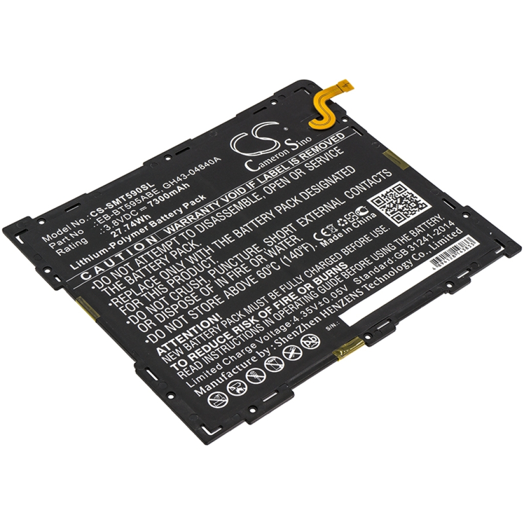 Tablet batterijen Samsung CS-SMT590SL