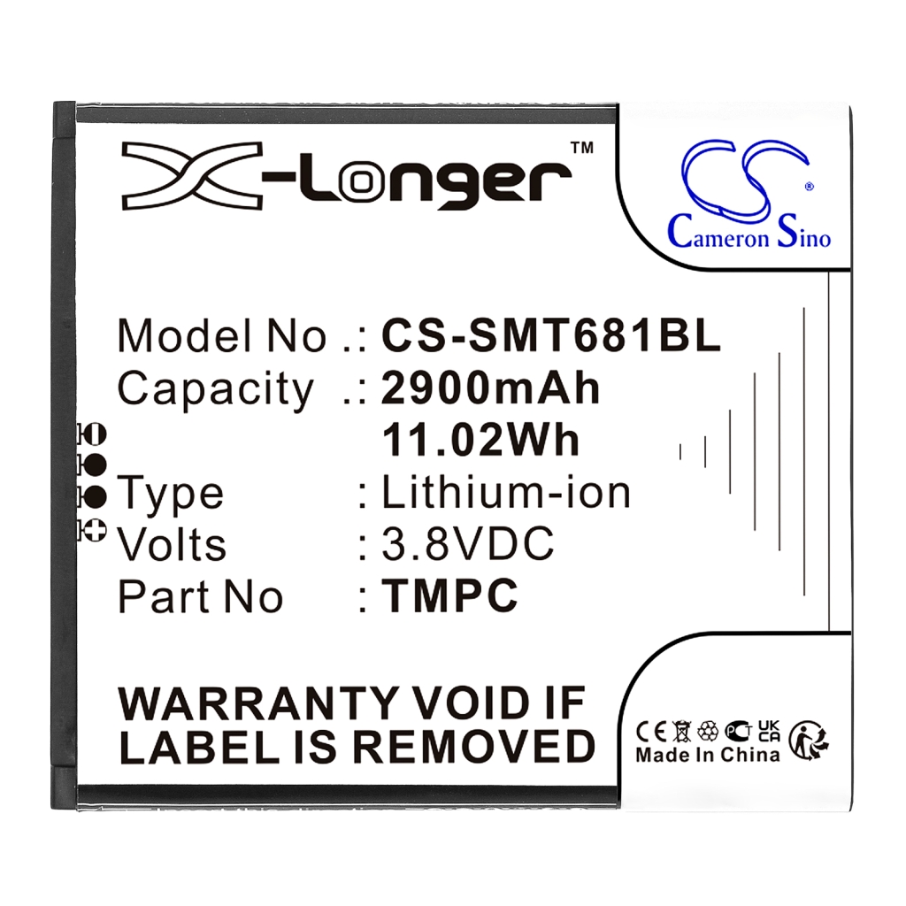 Batterij voor betaalterminal Sunni T6810H (CS-SMT681BL)