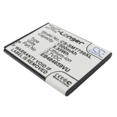 Compatibele batterijvervanging voor Samsung EB484659VA,EB484659VABSTD,EB484659VU,EB484659VUBSTD,TH1B825AS/5-B