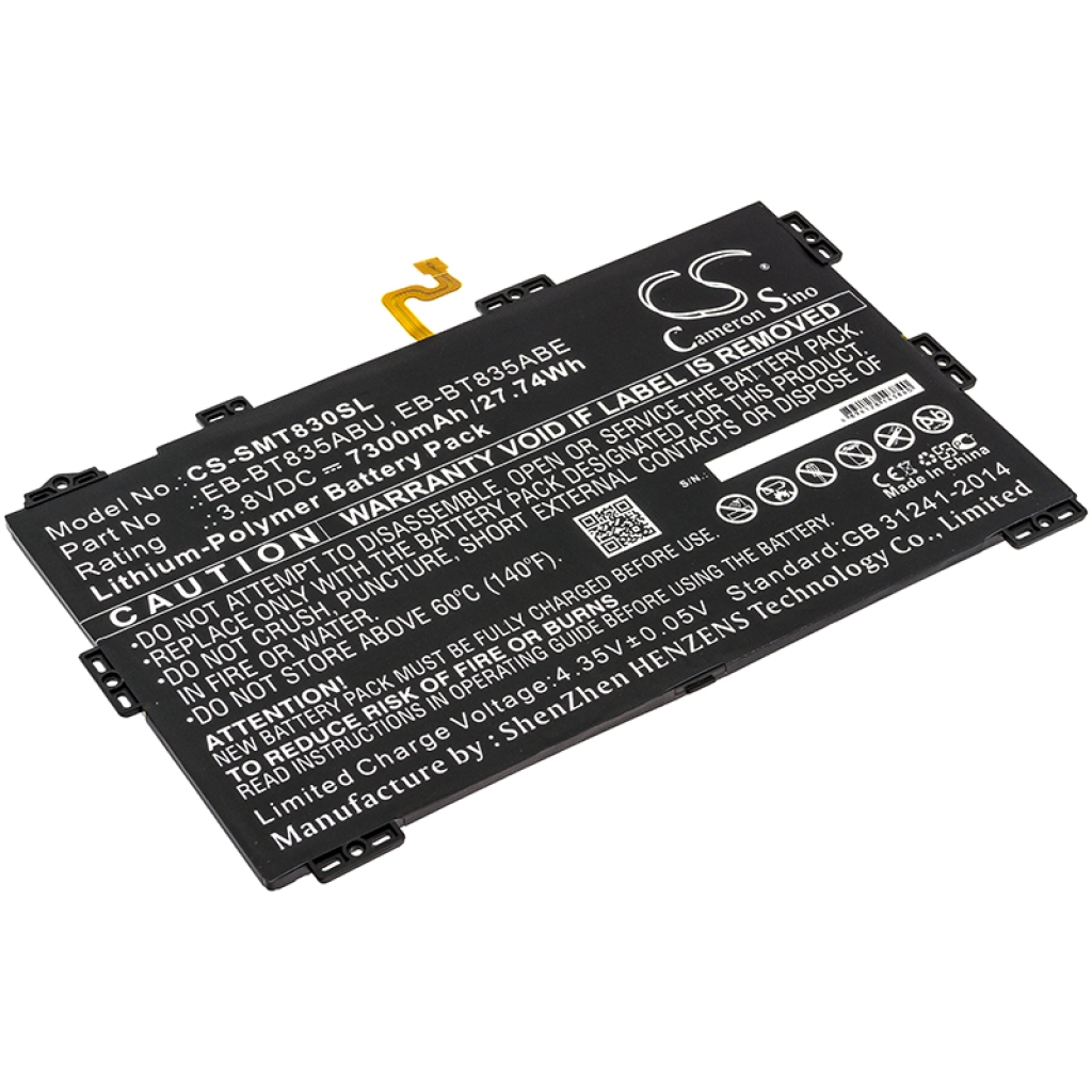 Tablet batterijen Samsung CS-SMT830SL