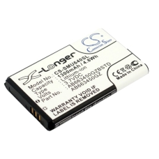 Compatibele batterijvervanging voor Samsung AB663450BZ,AB663450GZ,AB663450GZBSTD