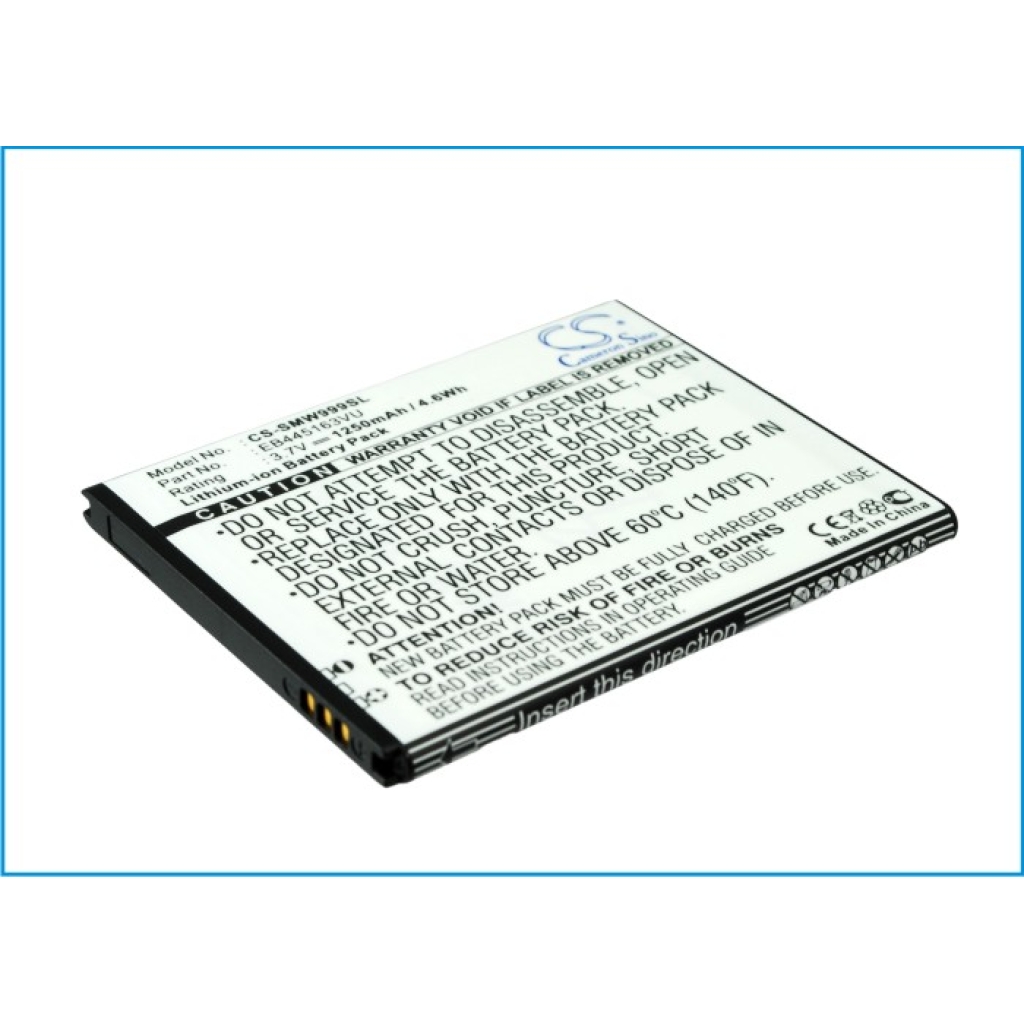 Batterij voor mobiele telefoon Samsung CS-SMW999SL