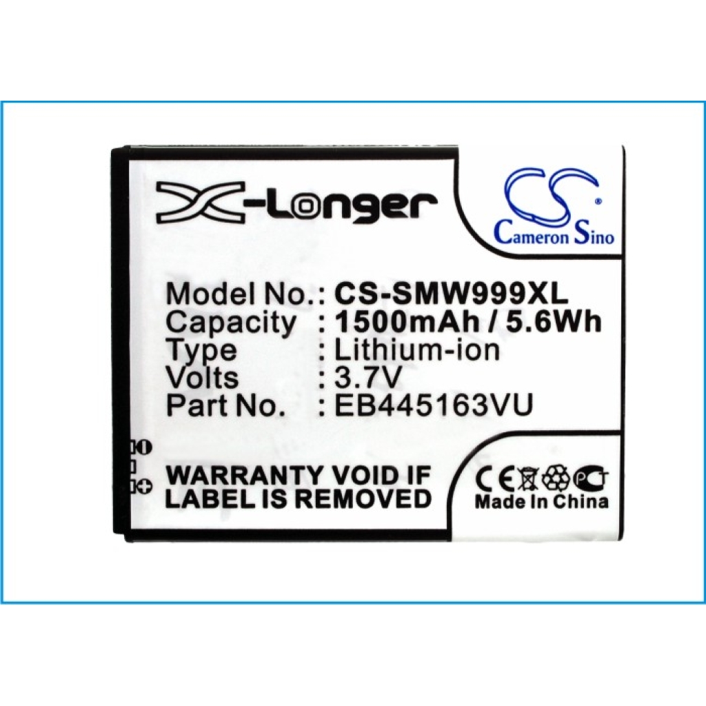 Batterij voor mobiele telefoon Samsung CS-SMW999XL