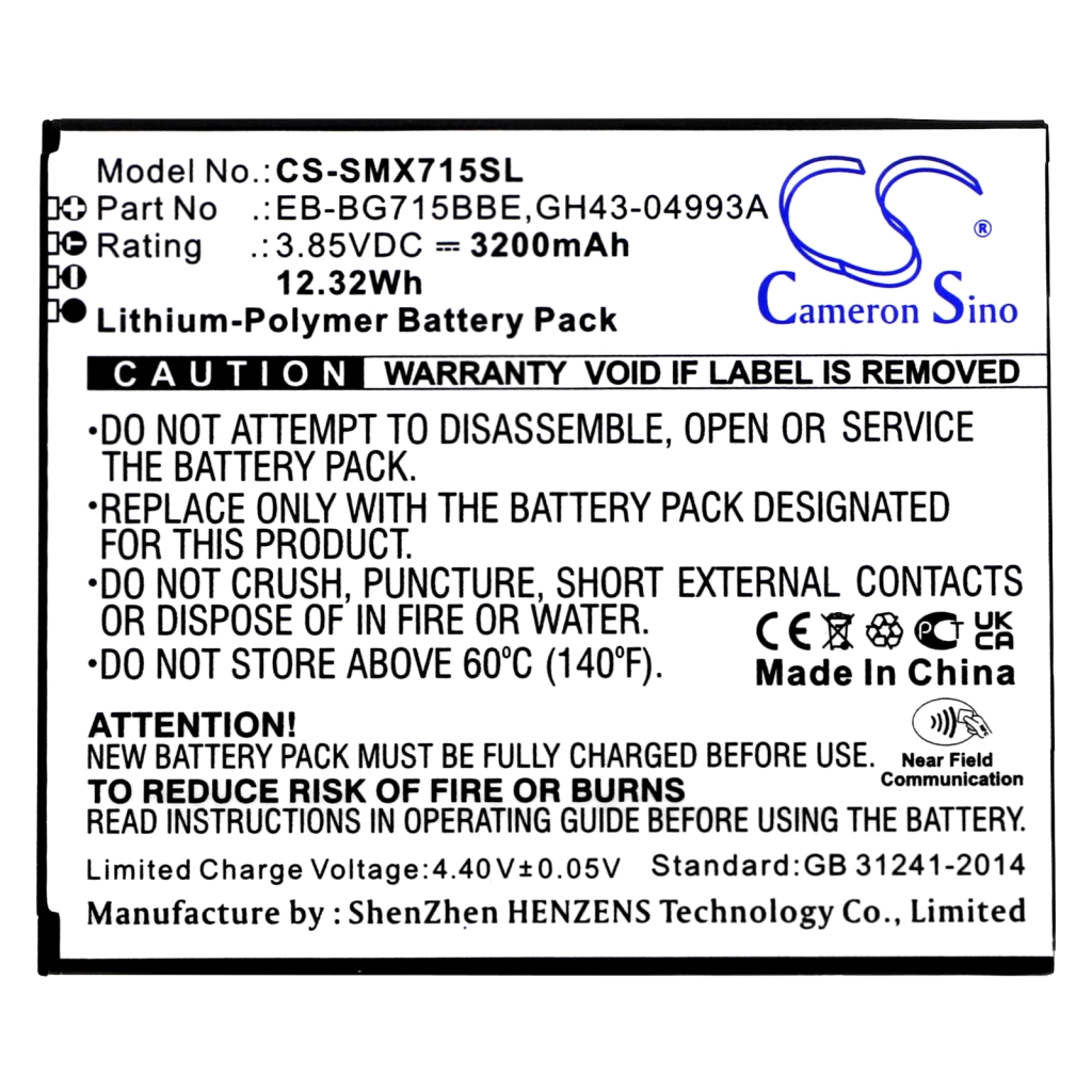 Batterij voor mobiele telefoon Samsung SM-G715