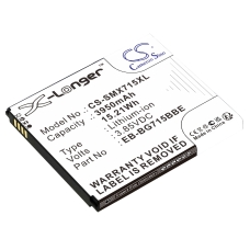 Compatibele batterijvervanging voor Samsung EB-BG715BBE,GH43-04993A