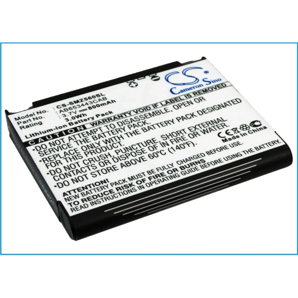 Batterij voor mobiele telefoon Samsung CS-SMZ560SL