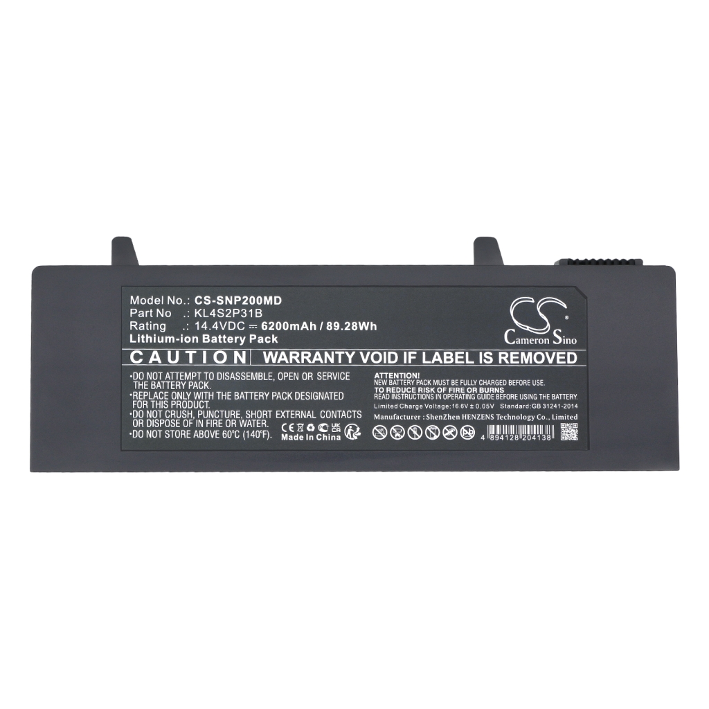 Batterijen Vervangt KL4S2P31B