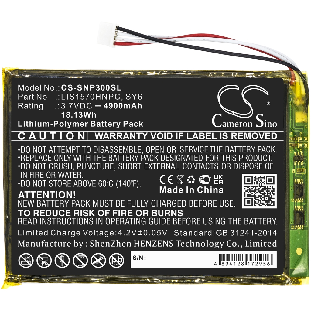 Batterijen Vervangt LIS1570HNPC