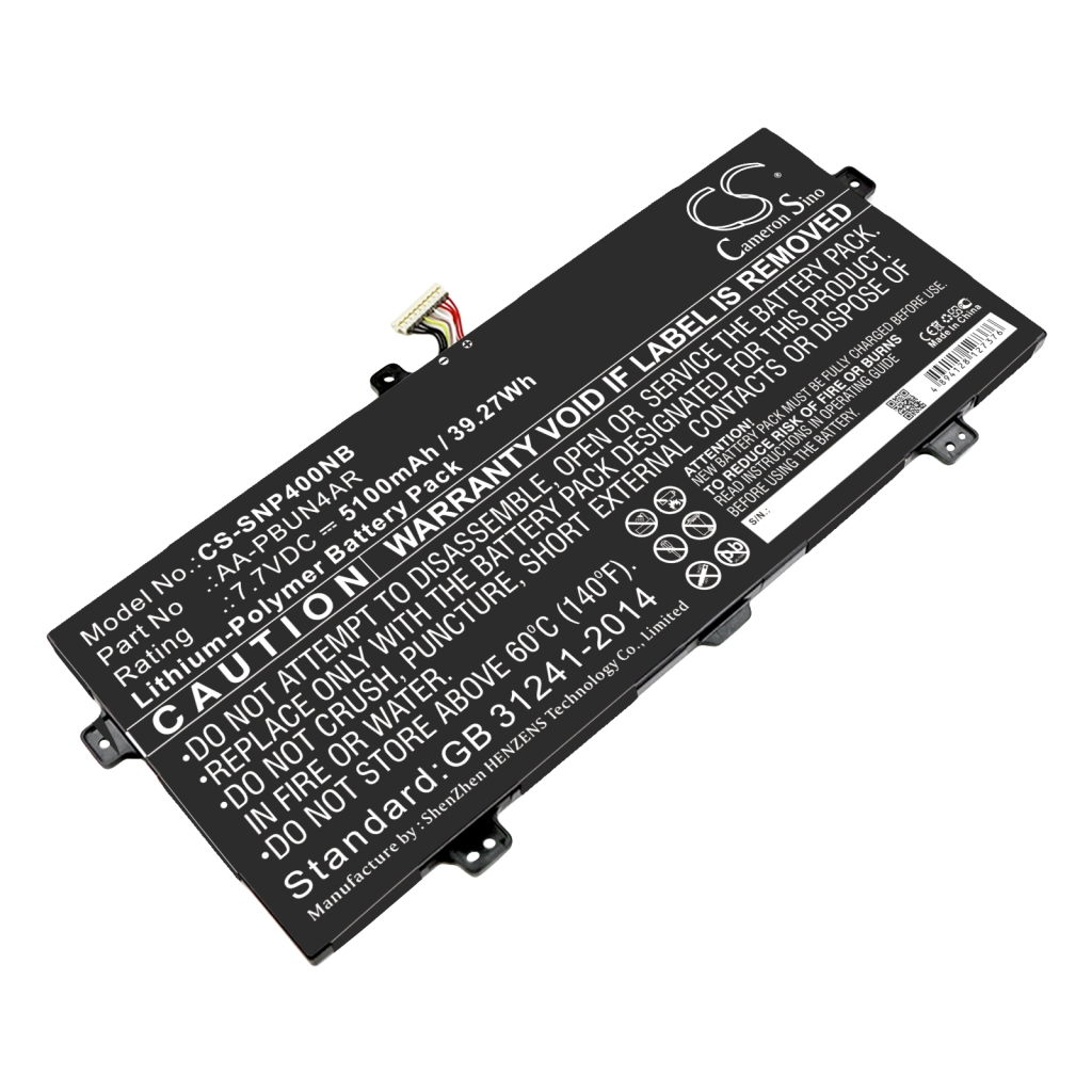 Notebook batterij Samsung CS-SNP400NB