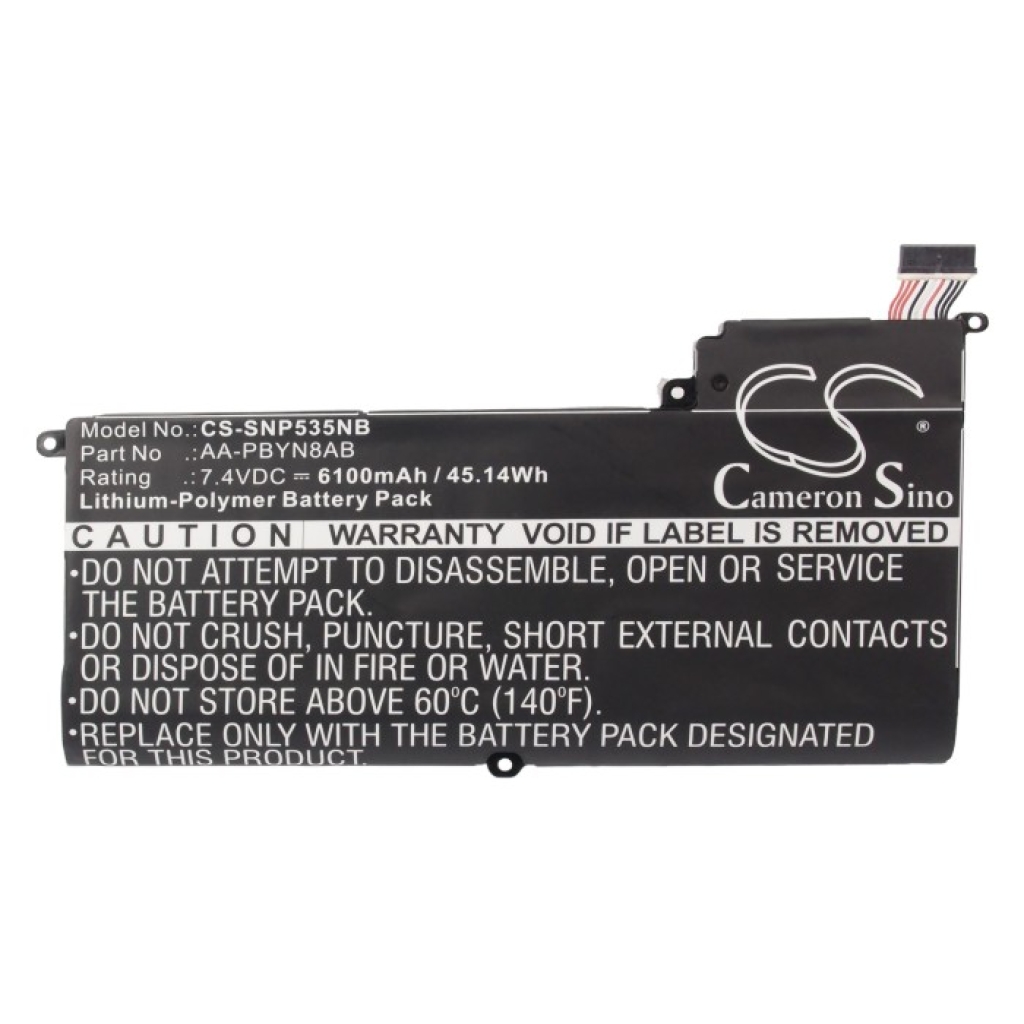 Notebook batterij Samsung CS-SNP535NB