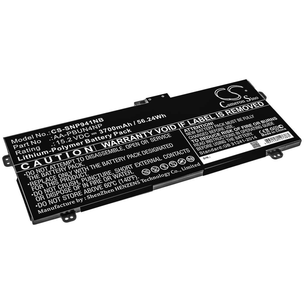 Notebook batterij Samsung CS-SNP941NB