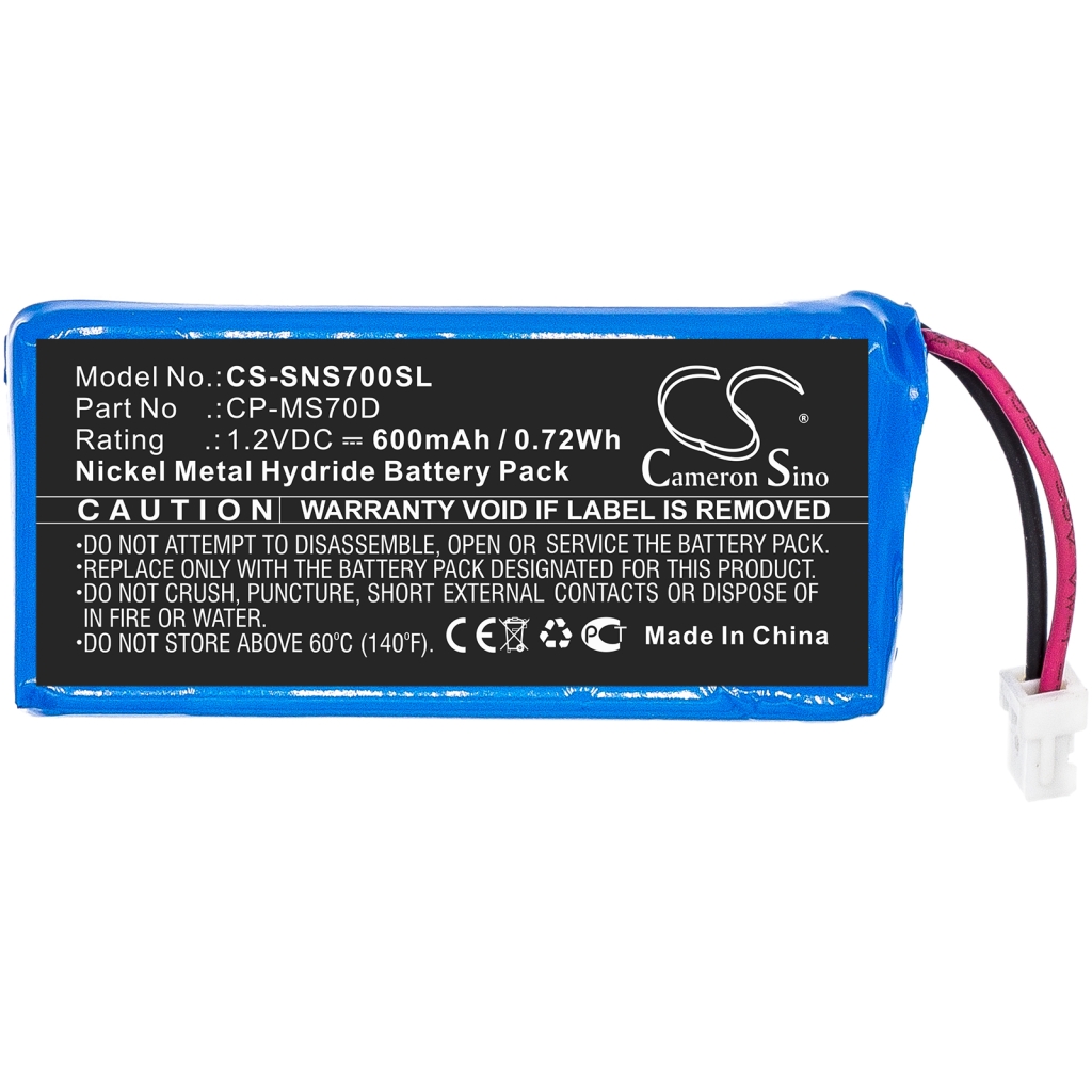 Batterij voor MP3, MP4, PMP Sony CS-SNS700SL