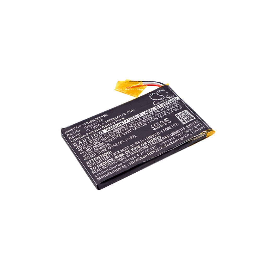 Batterij voor MP3, MP4, PMP Sony CS-SNZ001SL