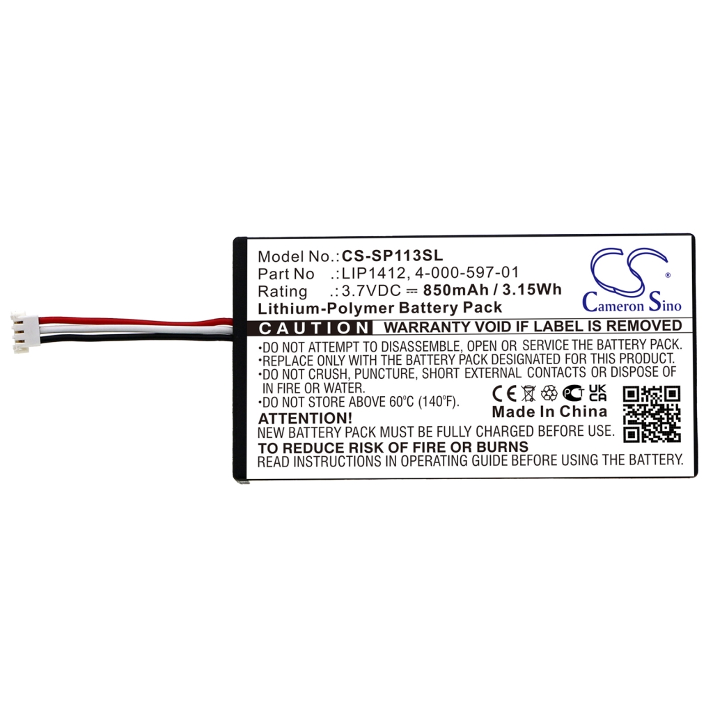 Batterij voor game, PSP, NDS Sony CS-SP113SL