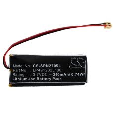 Compatibele batterijvervanging voor Sony  LP491232L100