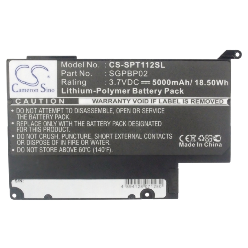 Tablet batterijen Sony CS-SPT112SL