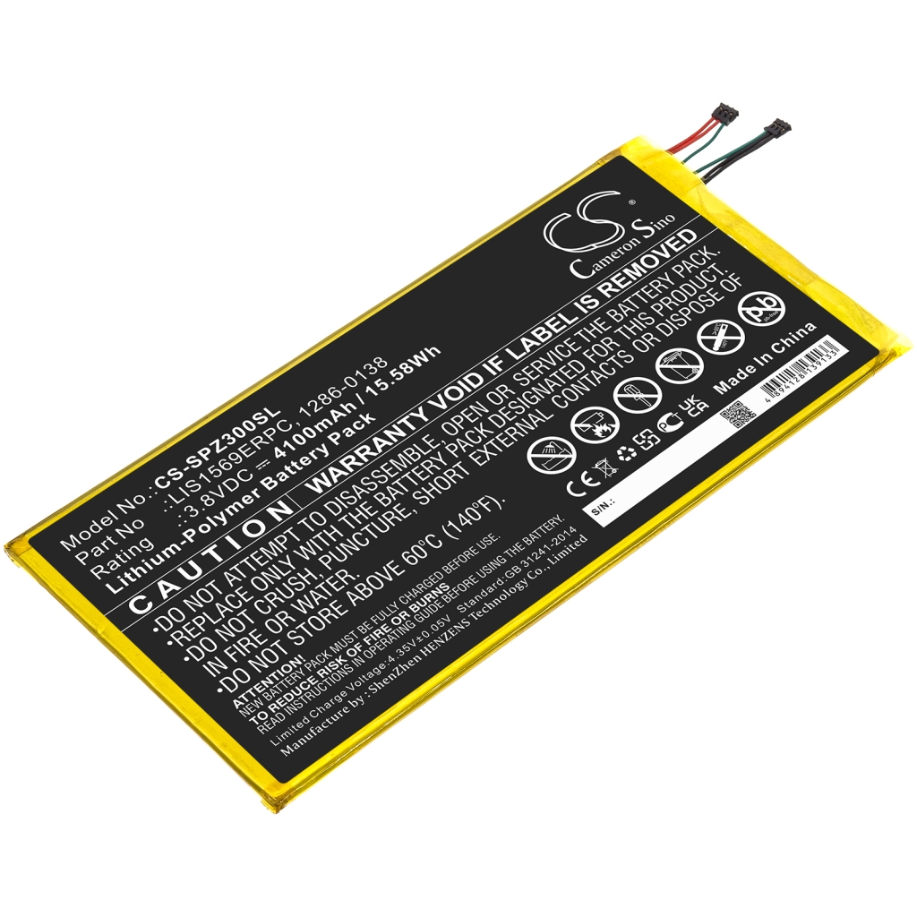 Tablet batterijen Sony CS-SPZ300SL