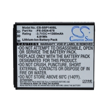 Compatibele batterijvervanging voor Simvalley PX-3524,PX-3524-675