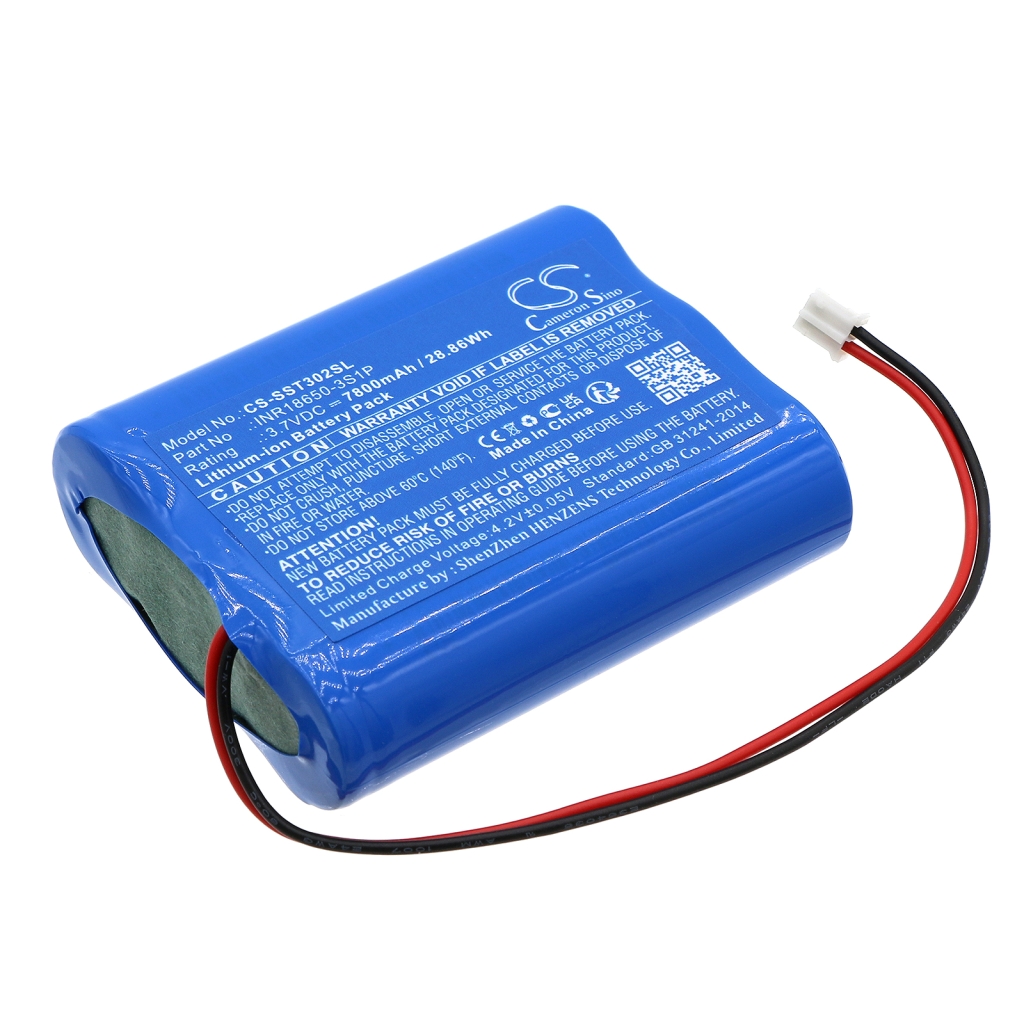 Batterijen Vervangt INR18650-3S1P