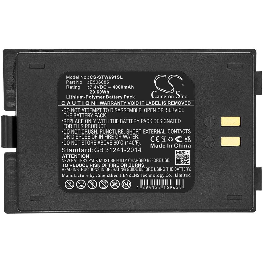 Compatibele batterijvervanging voor Satlink E506085