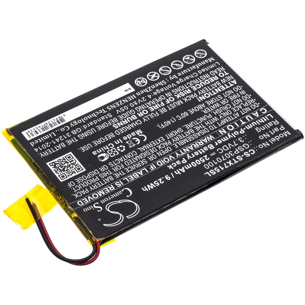 Tablet batterijen Smartab CS-STX715SL