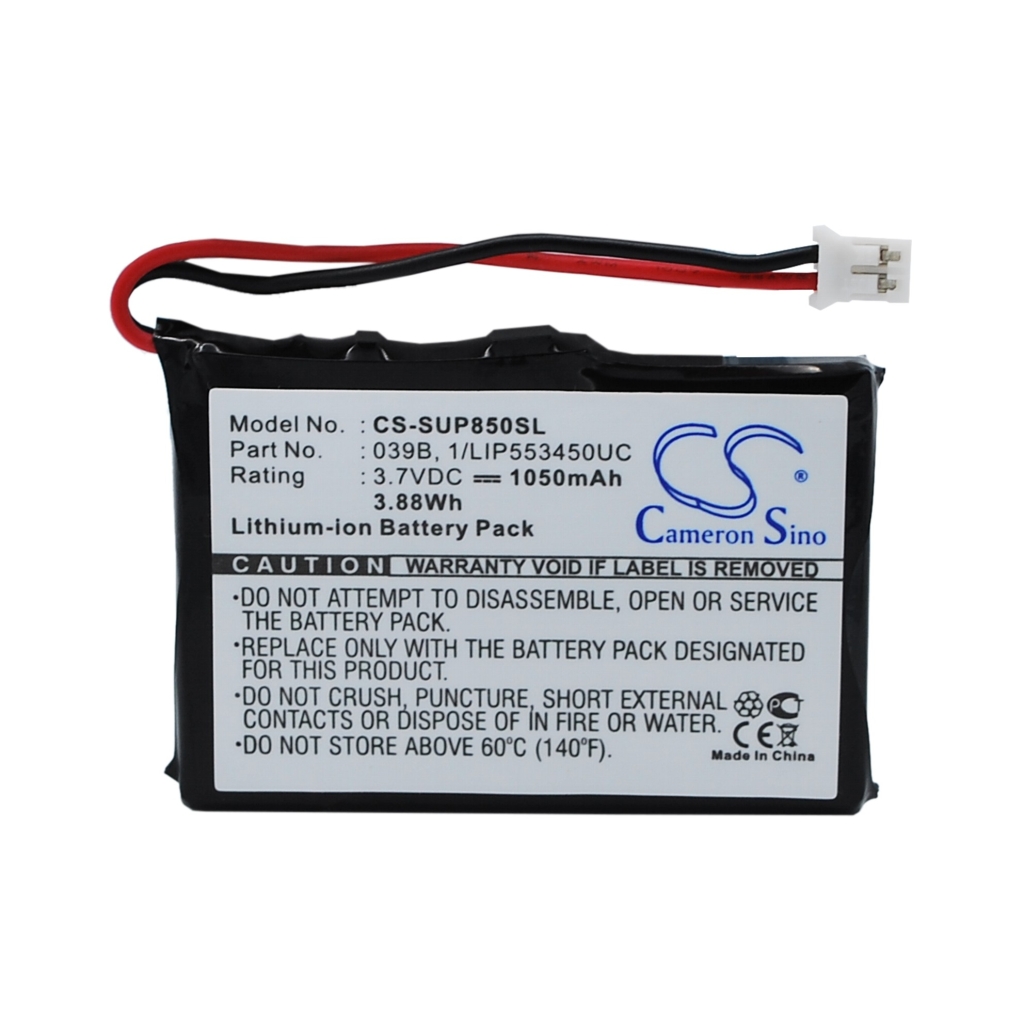 GPS, Navigator Batterij Sureshotgps CS-SUP850SL