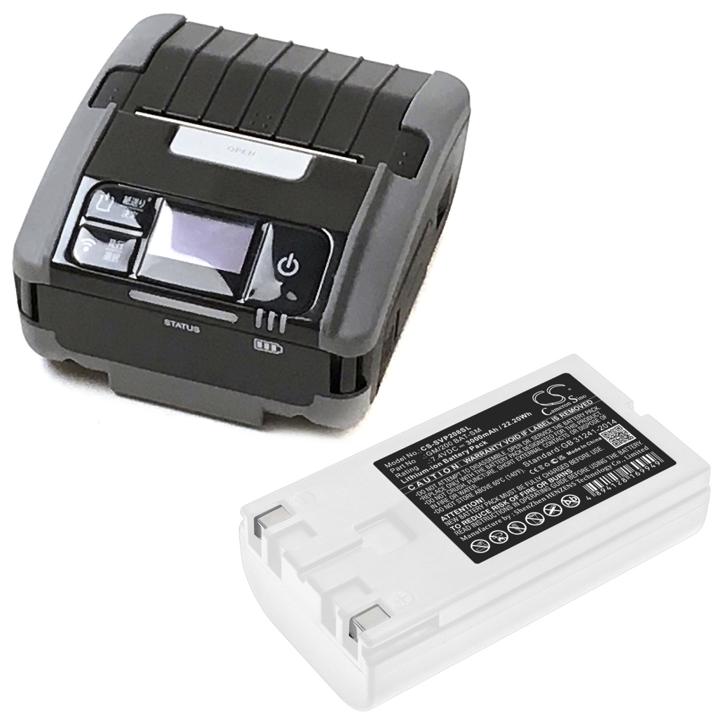 Printerbatterij Sato VP208 (CS-SVP208SL)