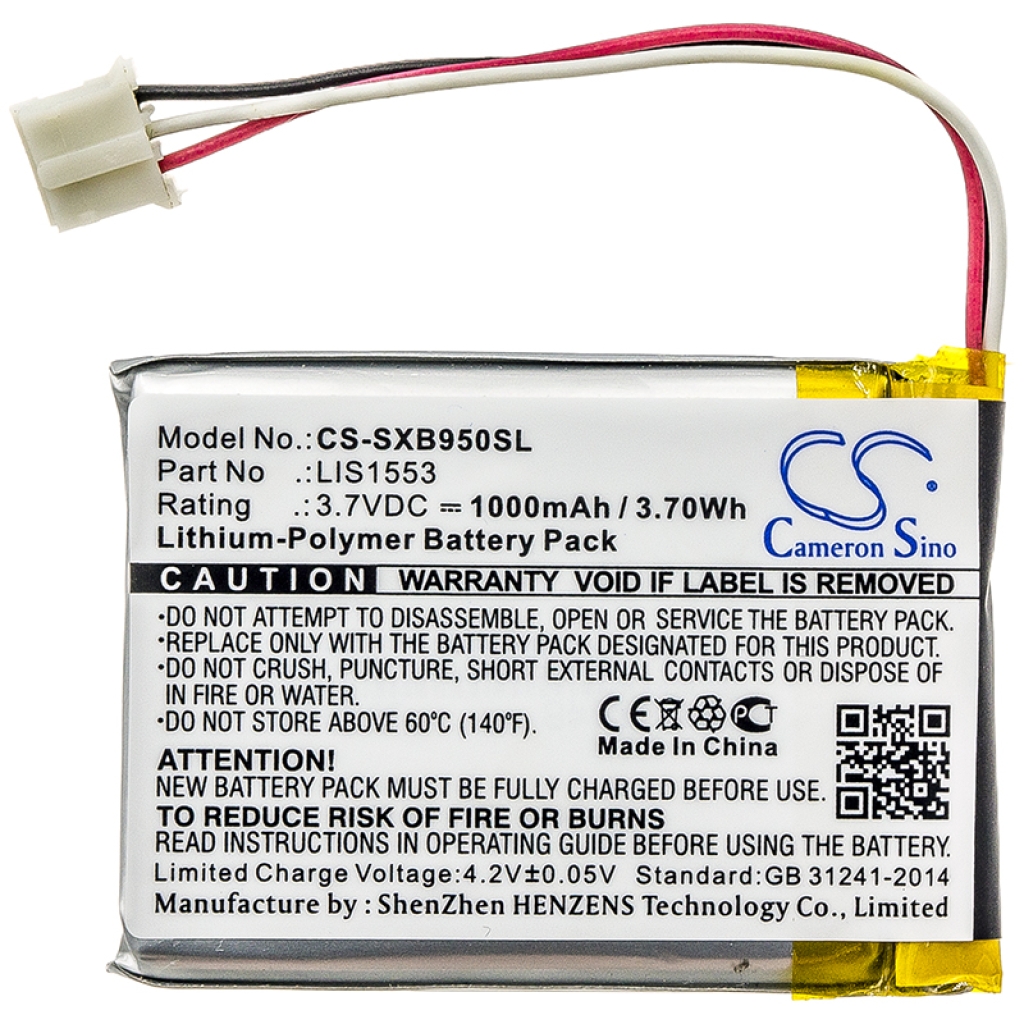 Batterijen Vervangt LIS1553HNPCS