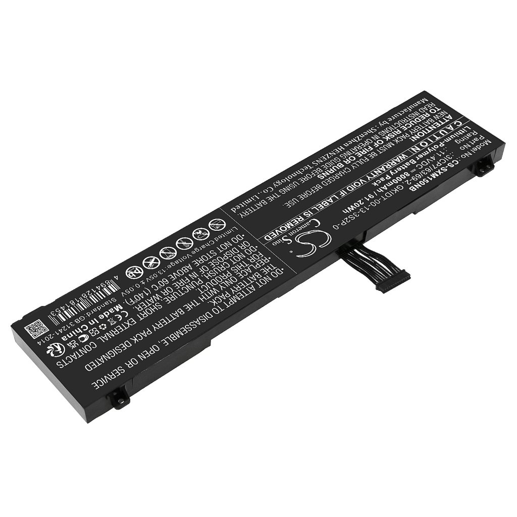 Notebook batterij Schenker XMG Fusion 15 XFU15L19 (CS-SXM150NB)