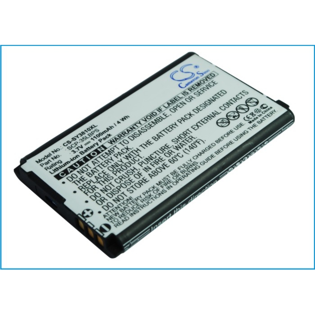 Batterij voor mobiele telefoon Sanyo CS-SY3810XL